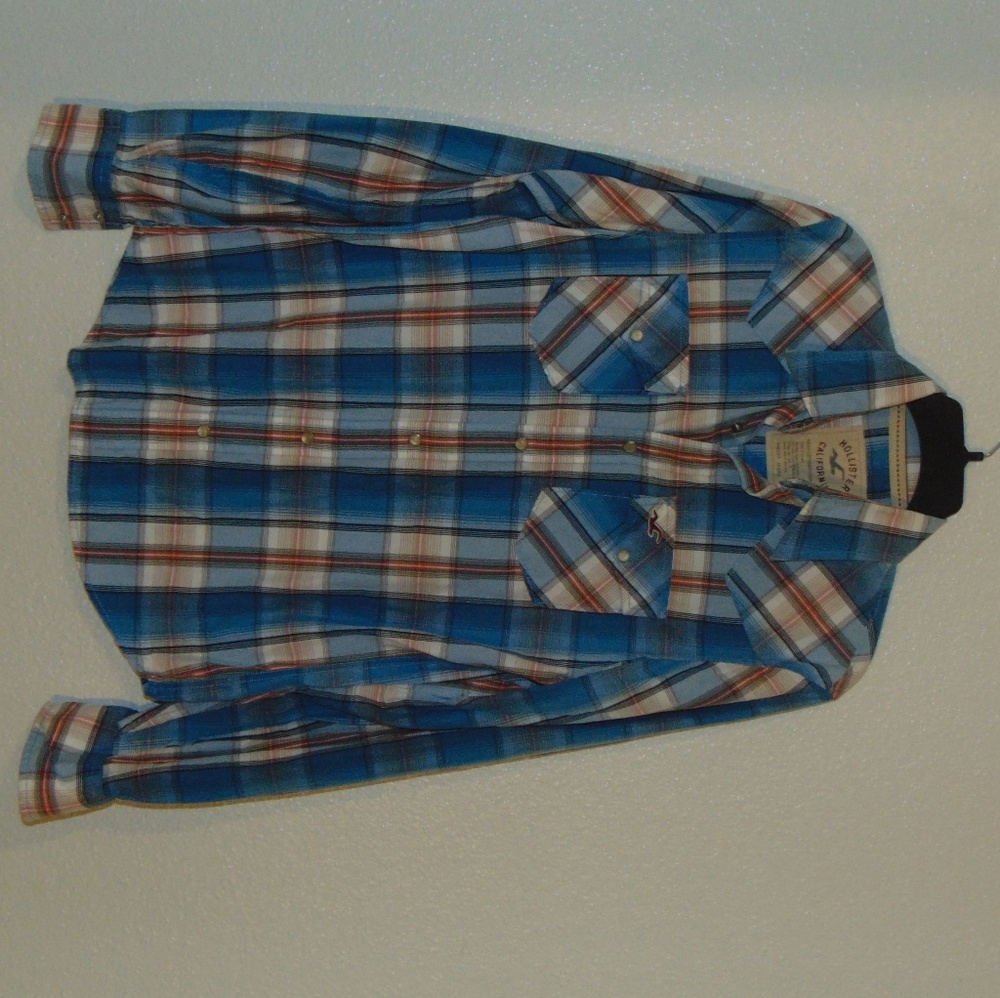 Button up squared pattern shirt